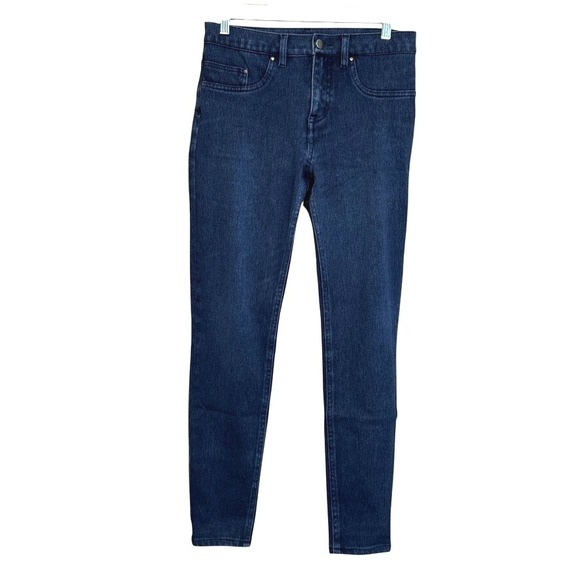 Spanx The Slim-X Super Skinny Mid-Rise Stretch Jeans Medium Wash‎ Size 29/8 - Picture 1 of 15